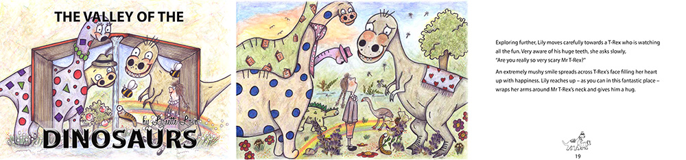 Book layout for self-publishing children's book author - her 7th book. 