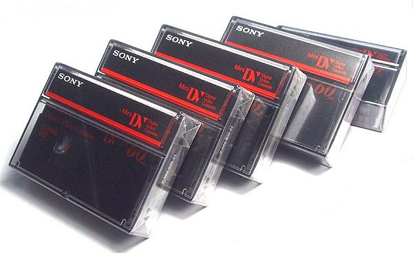 mini-dv tapes for conversion to modern digital formats